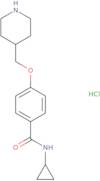 N-Cyclopropyl-4-(piperidin-4-ylmethoxy)benzamide hydrochloride