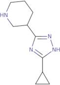 3-(5-Cyclopropyl-4H-1,2,4-triazol-3-yl)piperidine dihydrochloride