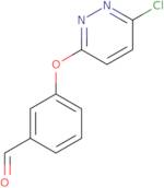 3-[(6-Chloropyridazin-3-yl)oxy]benzaldehyde