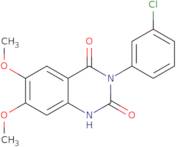 3-(3-Chlorophenyl)-6,7-dimethoxyquinazoline-2,4(1H,3H)-dione