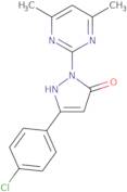 3-(4-Chlorophenyl)-1-(4,6-dimethylpyrimidin-2-yl)-1H-pyrazol-5-ol
