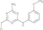 6-(Chloromethyl)-N-(3-methoxyphenyl)-1,3,5-triazine-2,4-diamine