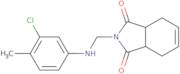 2-{[(3-Chloro-4-methylphenyl)amino]methyl}-3a,4,7,7a-tetrahydro-1H-isoindole-1,3(2H)-dione