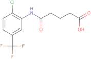 5-{[2-Chloro-5-(trifluoromethyl)phenyl]amino}-5-oxopentanoic acid