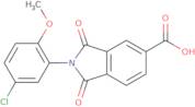 2-(5-Chloro-2-methoxyphenyl)-1,3-dioxoisoindoline-5-carboxylic acid