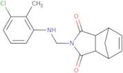 2-{[(3-Chloro-2-methylphenyl)amino]methyl}-3a,4,7,7a-tetrahydro-1H-4,7-methanoisoindole-1,3-dione