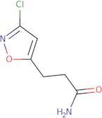 3-(3-Chloroisoxazol-5-yl)propanamide