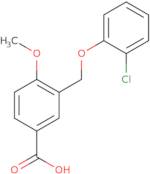 3-[(2-Chlorophenoxy)methyl]-4-methoxybenzoic acid