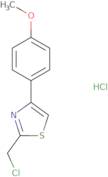 2-(Chloromethyl)-4-(4-methoxyphenyl)-1,3-thiazole hydrochloride