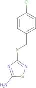 3-[(4-Chlorobenzyl)thio]-1,2,4-thiadiazol-5-amine