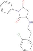 3-{[2-(2-Chlorophenyl)ethyl]amino}-1-phenylpyrrolidine-2,5-dione