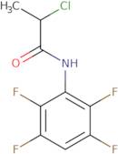 2-Chloro-N-(2,3,5,6-tetrafluorophenyl)propanamide