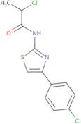 2-Chloro-N-[4-(4-chlorophenyl)-1,3-thiazol-2-yl]propanamide