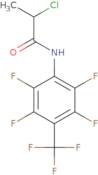 2-Chloro-N-[2,3,5,6-tetrafluoro-4-(trifluoromethyl)phenyl]propanamide