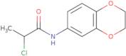 2-Chloro-N-(2,3-dihydro-1,4-benzodioxin-6-yl)propanamide
