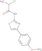 2-Chloro-N-[4-(4-methoxyphenyl)-1,3-thiazol-2-yl]propanamide