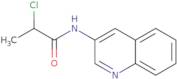 2-Chloro-N-quinolin-3-ylpropanamide