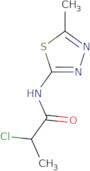 2-Chloro-N-(5-methyl-1,3,4-thiadiazol-2-yl)propanamide