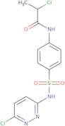 2-Chloro-N-(4-{[(6-chloropyridazin-3-yl)amino]sulfonyl}phenyl)propanamide