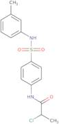 2-Chloro-N-(4-{[(3-methylphenyl)amino]sulfonyl}phenyl)propanamide