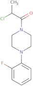 1-(2-Chloropropanoyl)-4-(2-fluorophenyl)piperazine