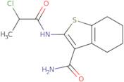 2-[(2-Chloropropanoyl)amino]-4,5,6,7-tetrahydro-1-benzothiophene-3-carboxamide