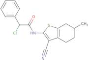 2-Chloro-N-(3-cyano-6-methyl-4,5,6,7-tetrahydro-1-benzothien-2-yl)-2-phenylacetamide