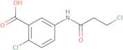 2-Chloro-5-[(3-chloropropanoyl)amino]benzoic acid