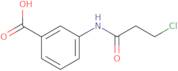 3-[(3-Chloropropanoyl)amino]benzoic acid