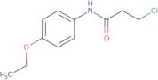 3-Chloro-N-(4-ethoxyphenyl)propanamide