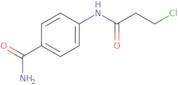 4-[(3-Chloropropanoyl)amino]benzamide
