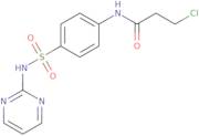 3-Chloro-N-{4-[(pyrimidin-2-ylamino)sulfonyl]phenyl}propanamide