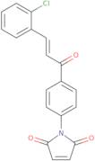 1-{4-[(2E)-3-(2-Chlorophenyl)prop-2-enoyl]phenyl}-1H-pyrrole-2,5-dione