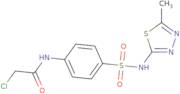 2-Chloro-N-(4-{[(5-methyl-1,3,4-thiadiazol-2-yl)amino]sulfonyl}phenyl)acetamide