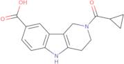 2-(Cyclopropylcarbonyl)-2,3,4,5-tetrahydro-1H-pyrido[4,3-b]indole-8-carboxylic acid