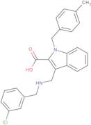 3-{[(3-Chlorobenzyl)amino]methyl}-1-(4-methylbenzyl)-1H-indole-2-carboxylic acid