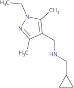 (Cyclopropylmethyl)[(1-ethyl-3,5-dimethyl-1H-pyrazol-4-yl)methyl]amine