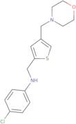 (4-Chlorophenyl){[4-(morpholin-4-ylmethyl)-2-thienyl]methyl}amine