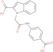 1-{2-[(4-Carboxyphenyl)amino]-2-oxoethyl}-1H-indole-2-carboxylic acid