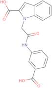 1-{2-[(3-Carboxyphenyl)amino]-2-oxoethyl}-1H-indole-2-carboxylic acid