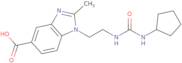 1-(2-{[(Cyclopentylamino)carbonyl]amino}ethyl)-2-methyl-1H-benzimidazole-5-carboxylic acid