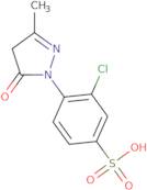 3-Chloro-4-(3-methyl-5-oxo-4,5-dihydro-1H-pyrazol-1-yl)benzenesulfonic acid