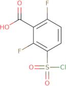 3-(Chlorosulfonyl)-2,6-difluorobenzoic acid