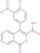 4-(4-Chloro-3-nitrophenyl)-1-oxo-1H-isochromene-3-carboxylic acid