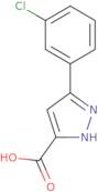 3-(3-Chlorophenyl)-1H-pyrazole-5-carboxylic acid