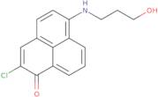 2-Chloro-6-[(3-hydroxypropyl)amino]-1H-phenalen-1-one
