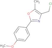 4-(Chloromethyl)-2-(4-methoxyphenyl)-5-methyl-1,3-oxazole