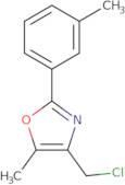 4-(Chloromethyl)-5-methyl-2-(3-methylphenyl)-1,3-oxazole