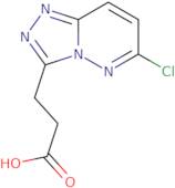 3-(6-Chloro[1,2,4]triazolo[4,3-b]pyridazin-3-yl)propanoic acid