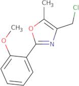 4-(Chloromethyl)-2-(2-methoxyphenyl)-5-methyl-1,3-oxazole